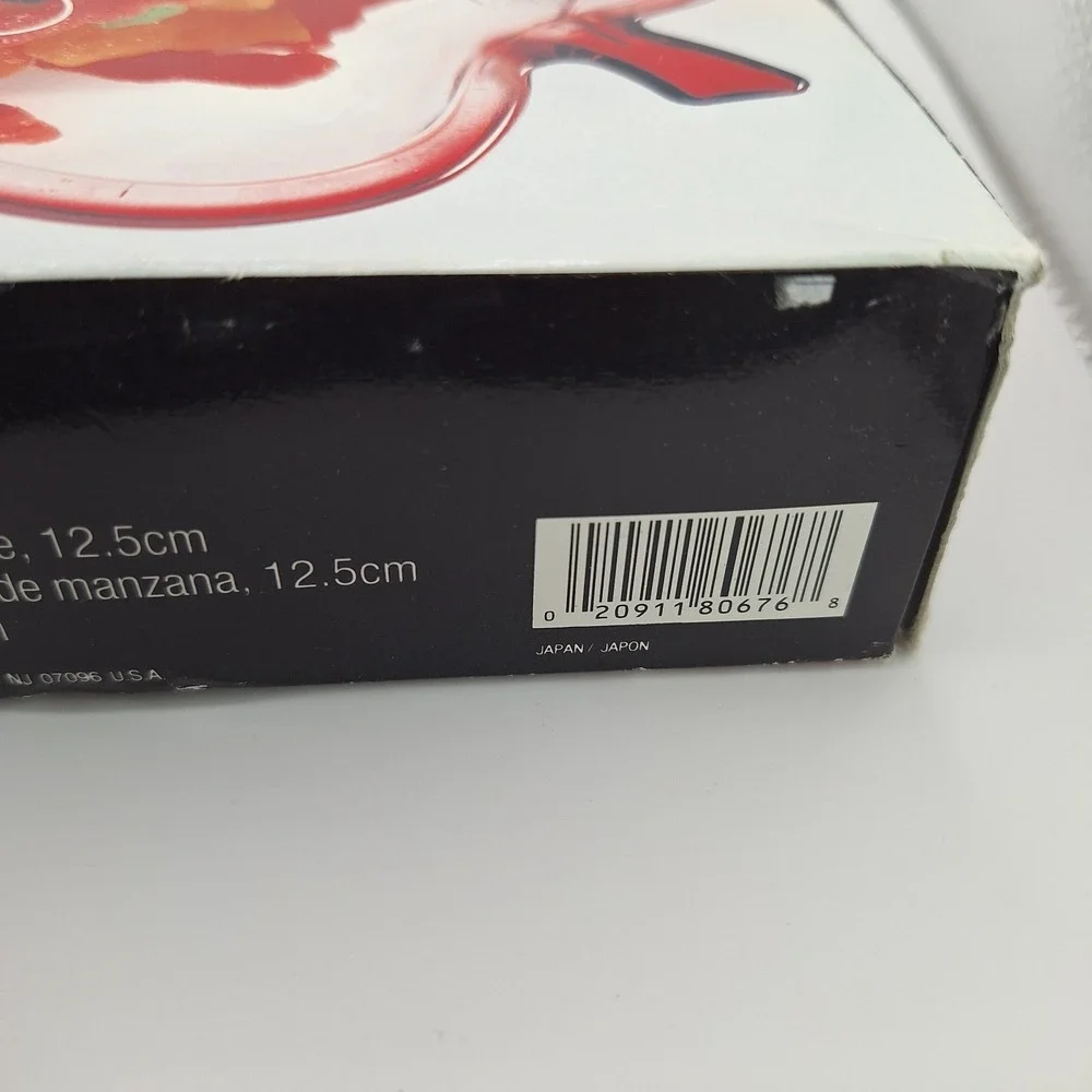 STUDIO‎ NOVA Pomme Red Apple Shaped Leaf Glass Bowl WY620/253 In Original Box